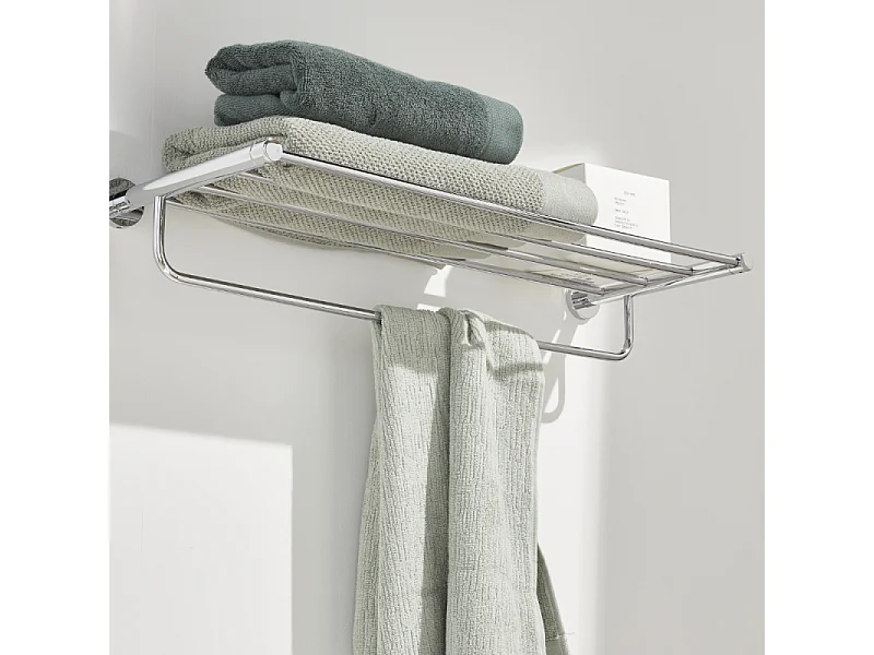 Jacob Delafon Rack à serviettes Classique, longueur 56 cm, Chrome