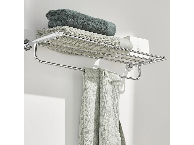 Jacob Delafon Rack à serviettes Classique, longueur 56 cm, Chrome