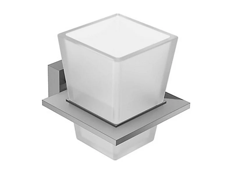 JACOB DELAFON Porte-gobelet Moderne Chrome avec verre