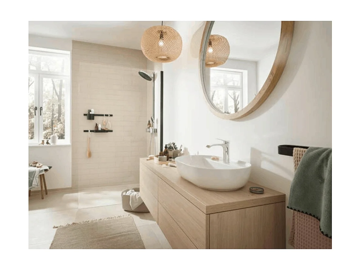 HANSGROHE Porte-serviettes HANSGROHE noir mat