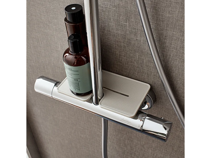 Tablette de douche antiglisse JACOB DELAFON Metro chromé