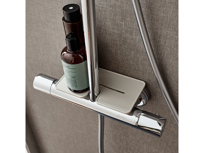 Tablette de douche antiglisse JACOB DELAFON Metro chromé