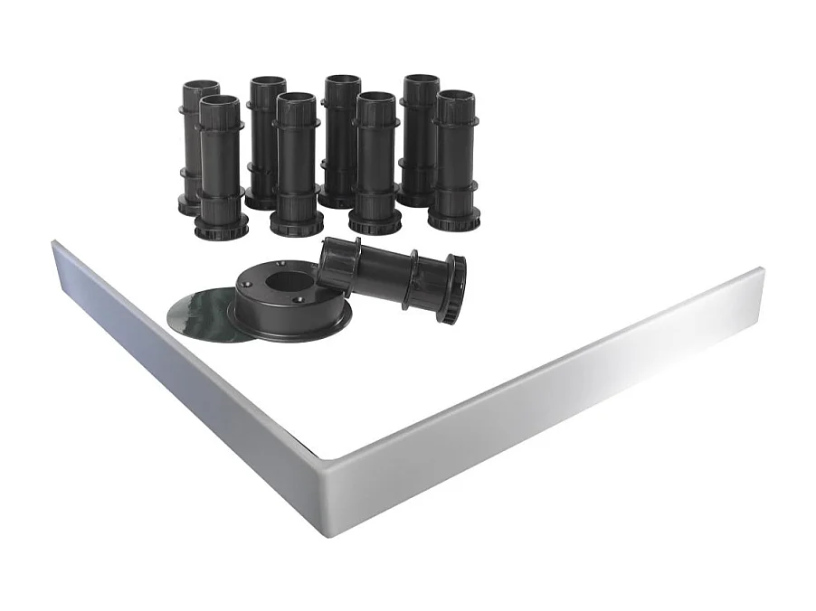 Kit de réhausse avec tablier blanc pour receveur Flight Jacob Delafon - E62504-00