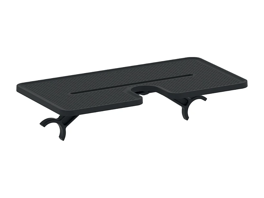 Tablette de douche antiglisse JACOB DELAFON Metro noir mat