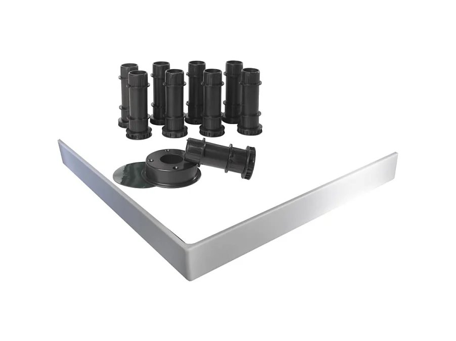 Kit de réhausse avec tablier blanc pour receveur Flight Jacob Delafon - E62506-00