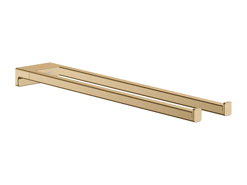 HANSGROHE Toallero de doble brazo 450 mm bronce cepillado AddStoris
