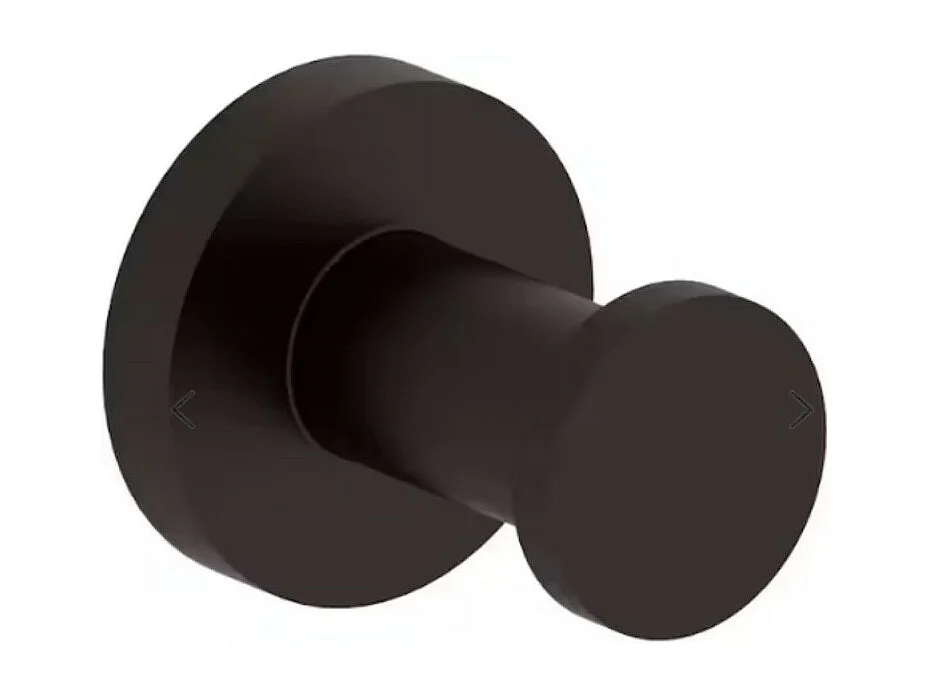 Patère JACOB DELAFON Eo Classique noir mat Forme circulaire