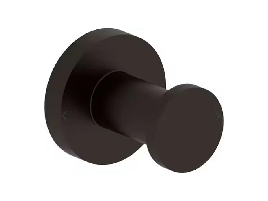 Patère JACOB DELAFON Eo Classique noir mat Forme circulaire