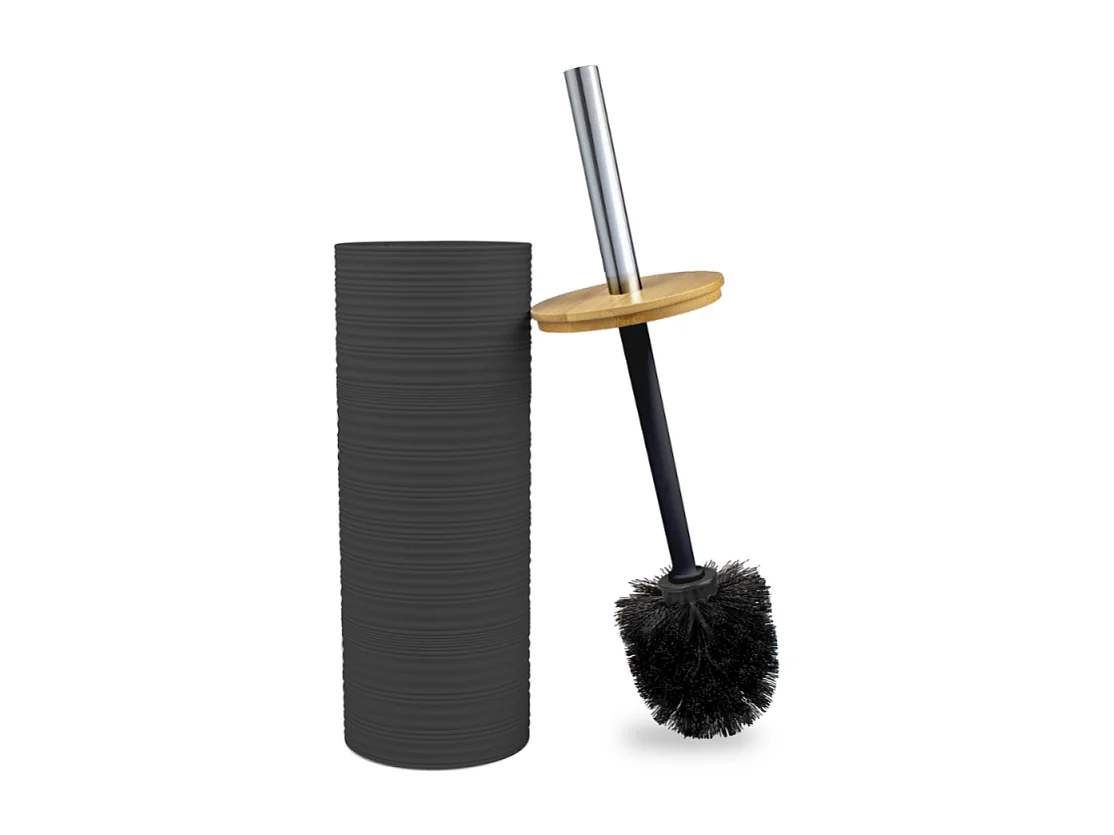 Lot d'accessoires WC DEBLANCH Nature, noir