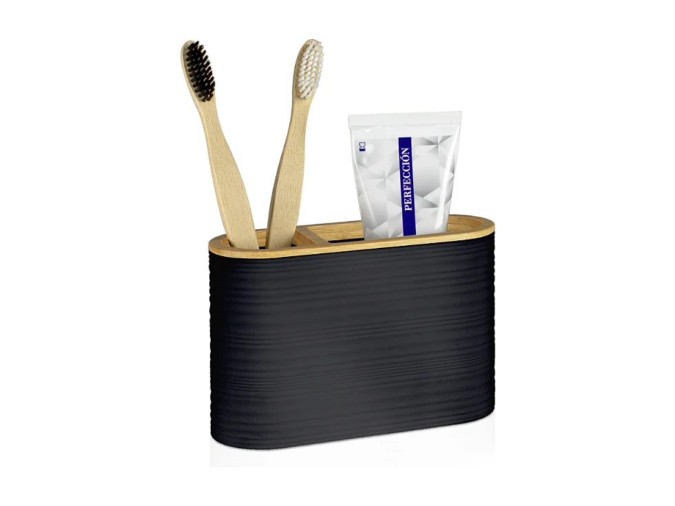 Lot d'accessoires WC DEBLANCH Nature, noir