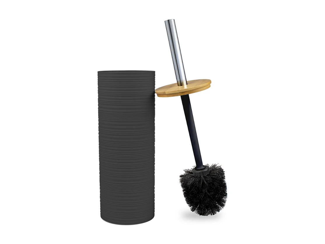 Lot d'accessoires WC DEBLANCH Nature, noir