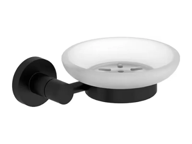 Porte savon JACOB DELAFON Eo Classique Forme circulaire noir mat