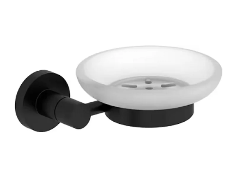 Porte savon JACOB DELAFON Eo Classique Forme circulaire noir mat