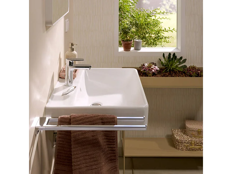 HANSGROHE Toallero de doble rama 450 mm cromo AddStoris