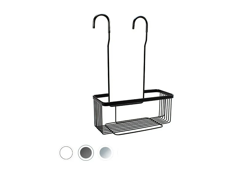 Etagère de douche DEBLANCH à suspension, noire