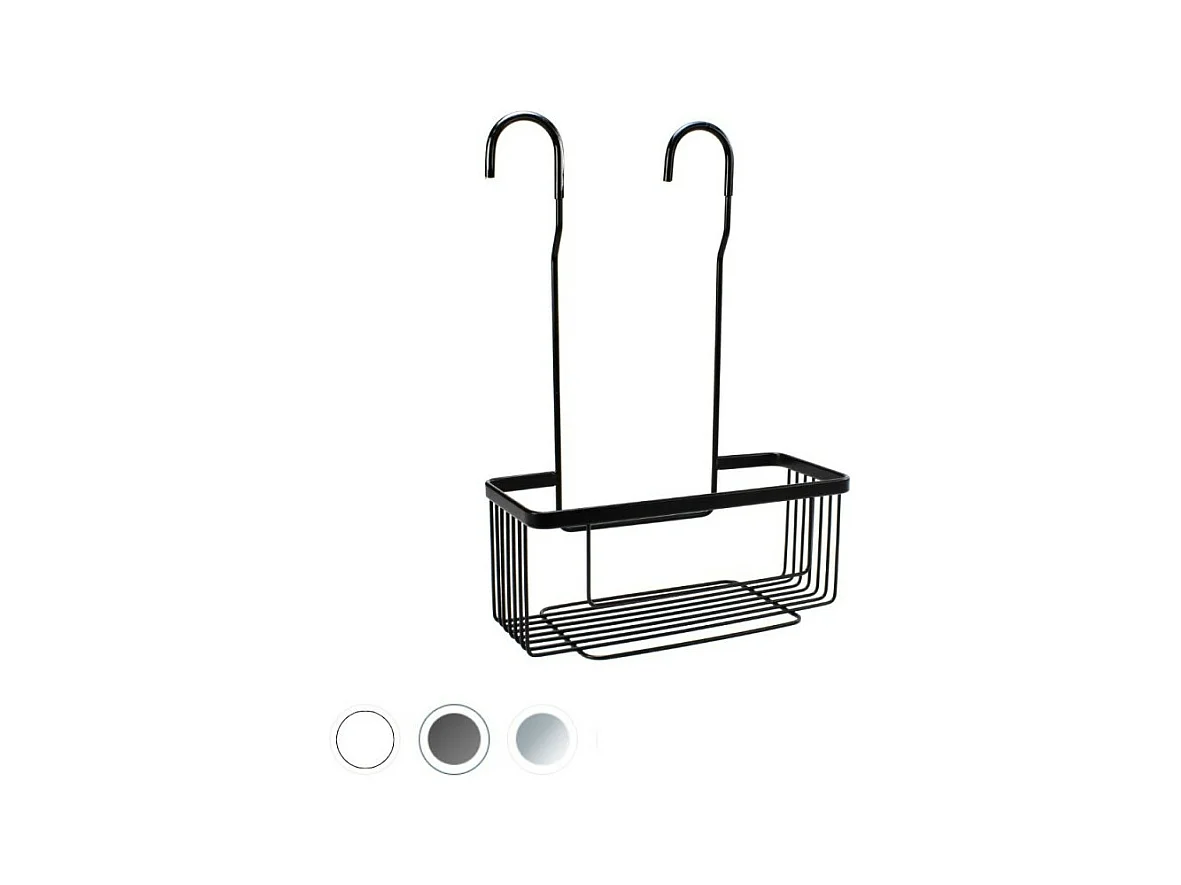 Etagère de douche DEBLANCH à suspension, noire