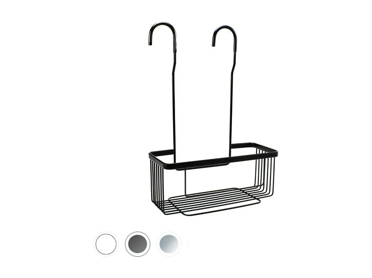 Etagère de douche DEBLANCH à suspension, noire