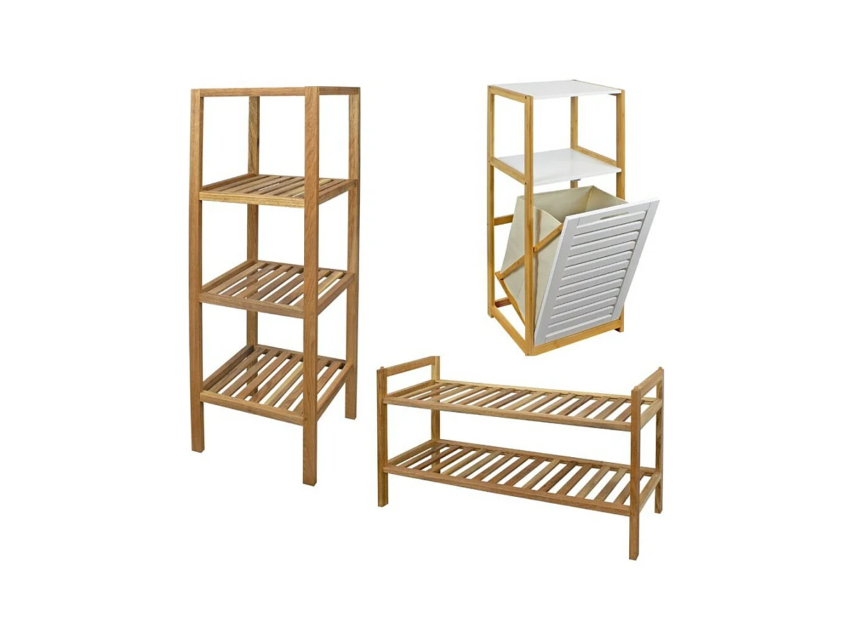 Ensemble de meubles de salle de bain DEBLANCH, bois