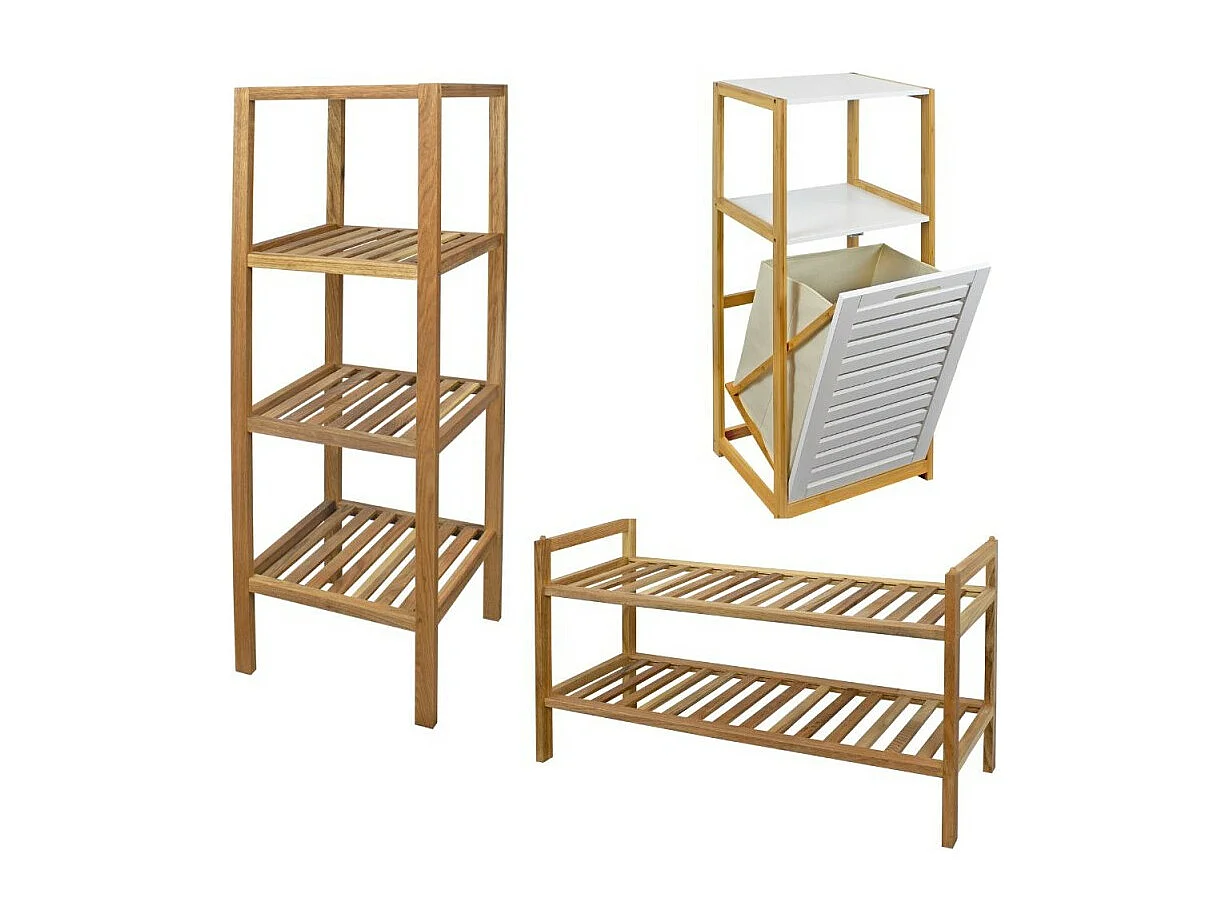 Ensemble de meubles de salle de bain DEBLANCH, bois