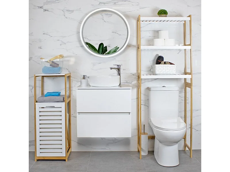 Ensemble de meubles de salle de bain DEBLANCH, bois