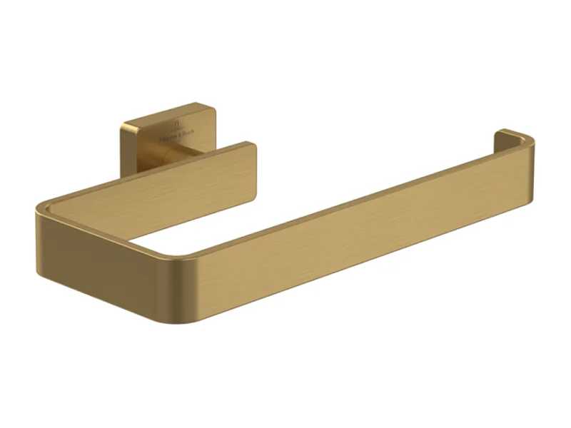 Barre rectangulaire porte-serviettes VILLEROY ET BOCH Elements - Striking aspect or brossé