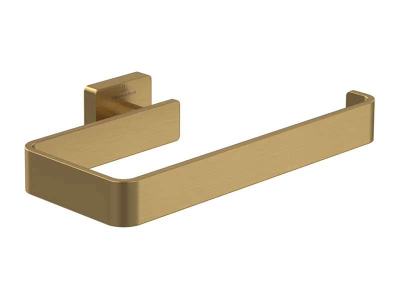 Barre rectangulaire porte-serviettes VILLEROY ET BOCH Elements - Striking aspect or brossé