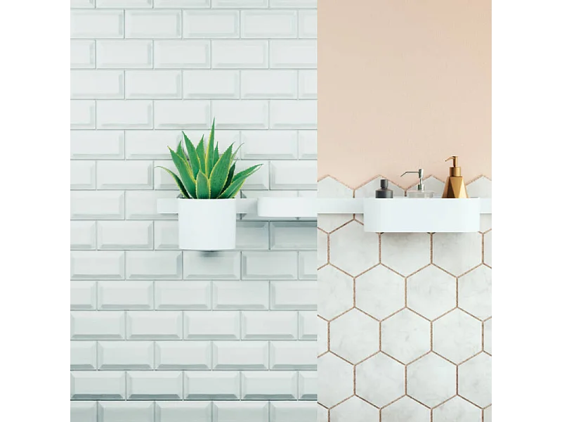 Ensemble d'accessoires de douche sans thermostatique HANSGROHE WallStoris blanc mat