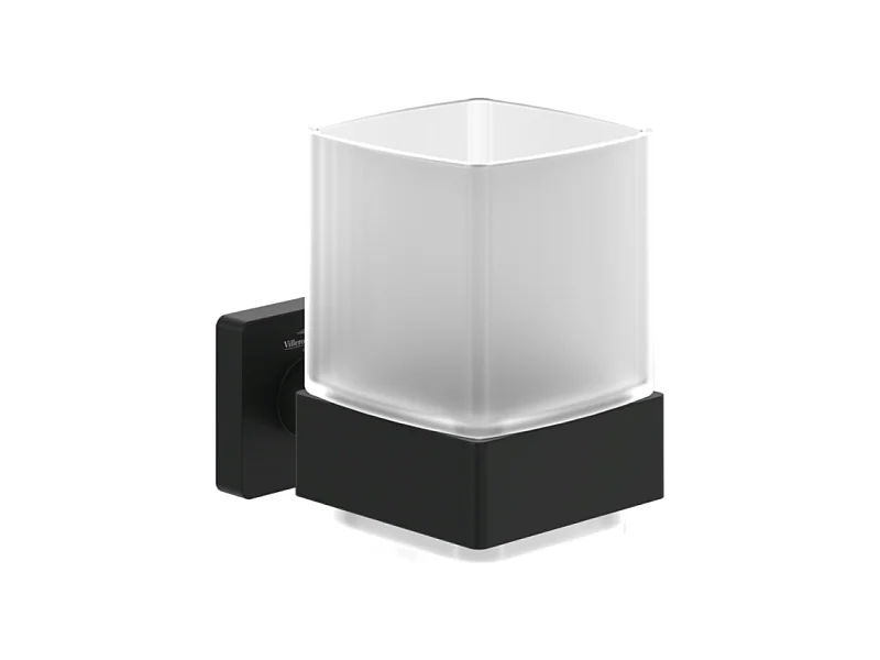 Porte-verre VILLEROY ET BOCH Elements - Striking  Noir Mat