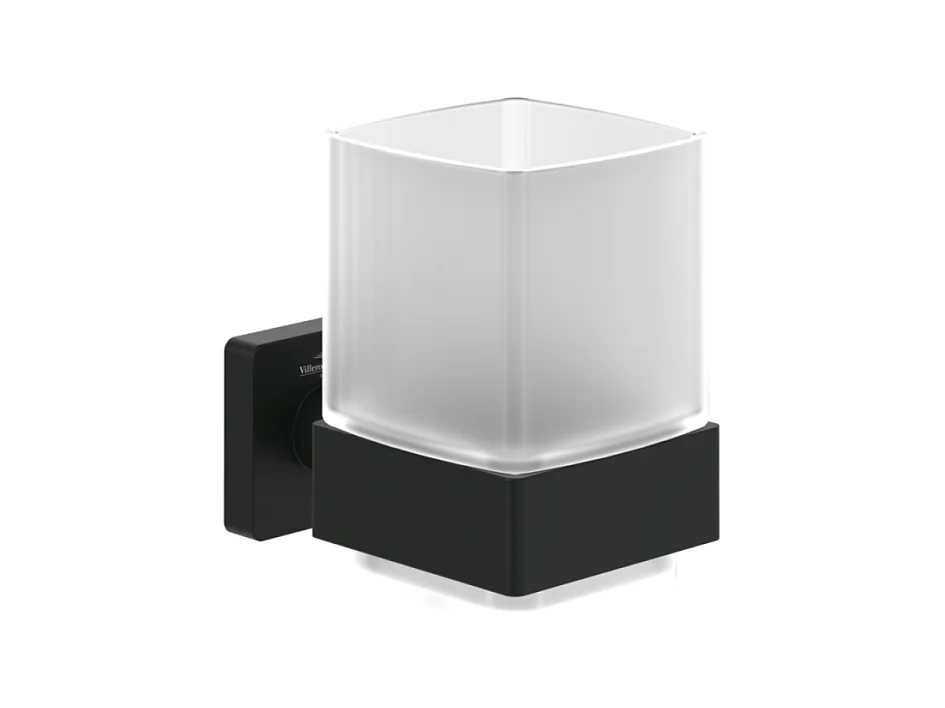 Porte-verre VILLEROY ET BOCH Elements - Striking  Noir Mat
