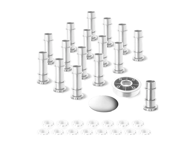 Jacob Delafon - Pieds pour receveur à  surélever Flight Pure, 170 à 180 cm