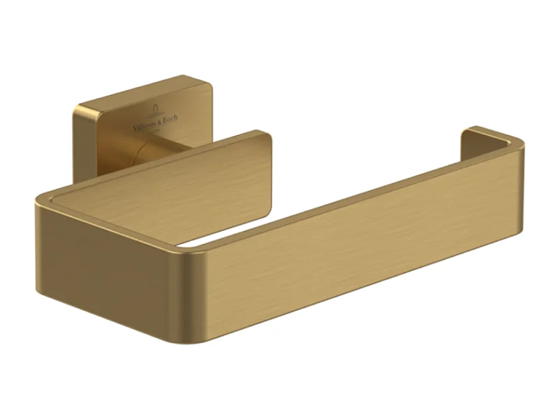 Dérouleur de papier toilette sans couvercle VILLEROY ET BOCH Elements - Striking Or Brossé