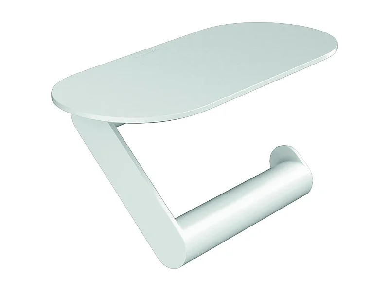 HANSGROHE Porte-papier WC HANSGROHE avec tablette blanc mat