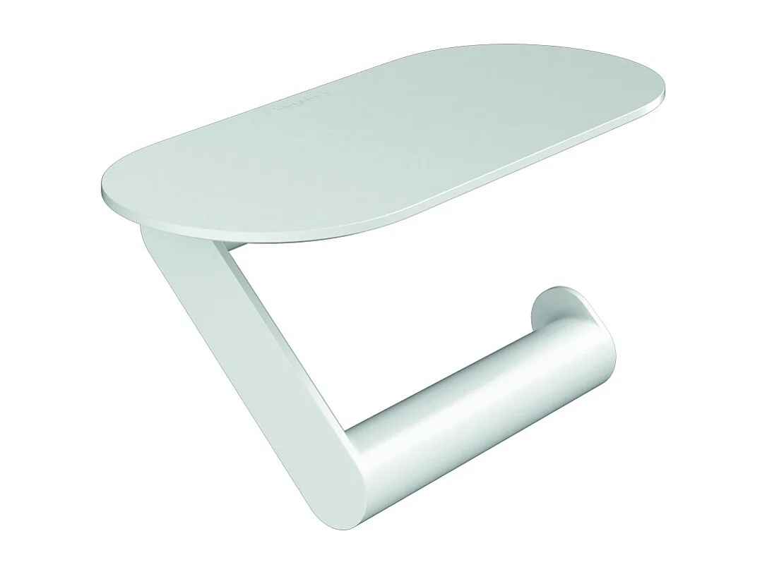 HANSGROHE Porte-papier WC HANSGROHE avec tablette blanc mat