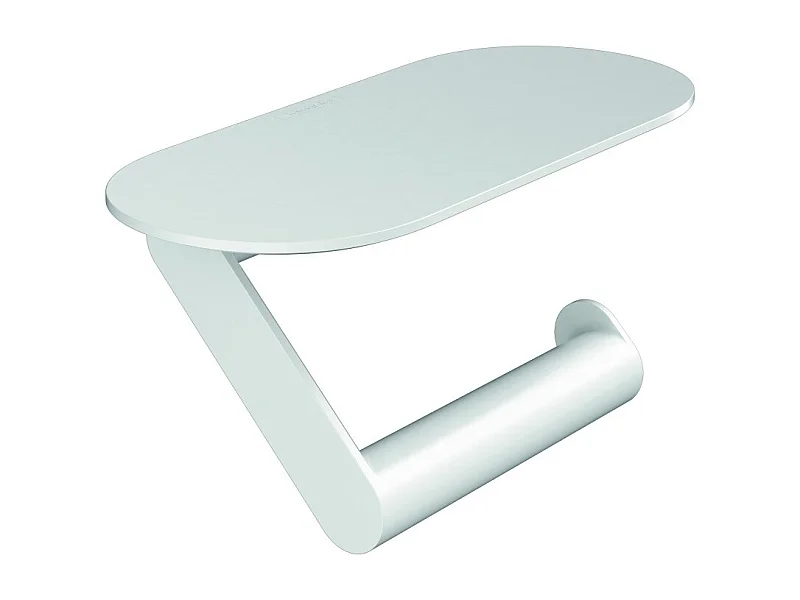 HANSGROHE Porte-papier WC HANSGROHE avec tablette blanc mat