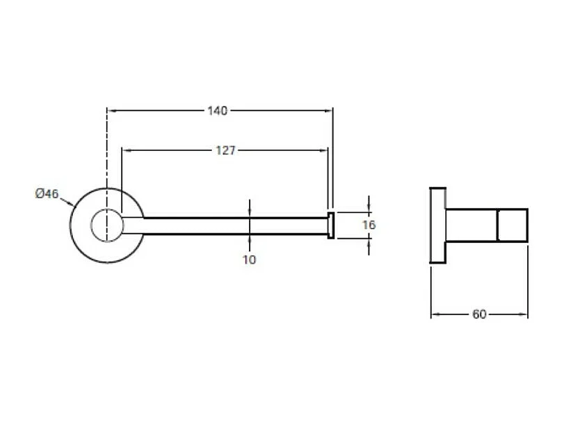 Porte-rouleau JACOB DELAFON - Collection Eo Classique Noir Mat