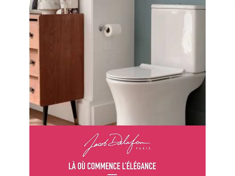 Porte-rouleau JACOB DELAFON - Collection Eo Classique Noir Mat