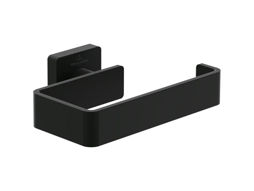 Dérouleur de papier toilette sans couvercle VILLEROY ET BOCH Elements - Striking Noir Mat
