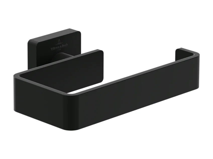Dérouleur de papier toilette sans couvercle VILLEROY ET BOCH Elements - Striking Noir Mat