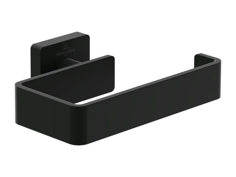 Dérouleur de papier toilette sans couvercle VILLEROY ET BOCH Elements - Striking Noir Mat
