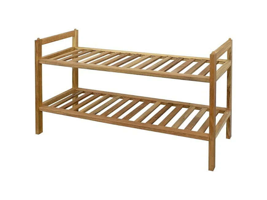 Etagère de salle de bain DEBLANCH empilable 70x27cm, bois