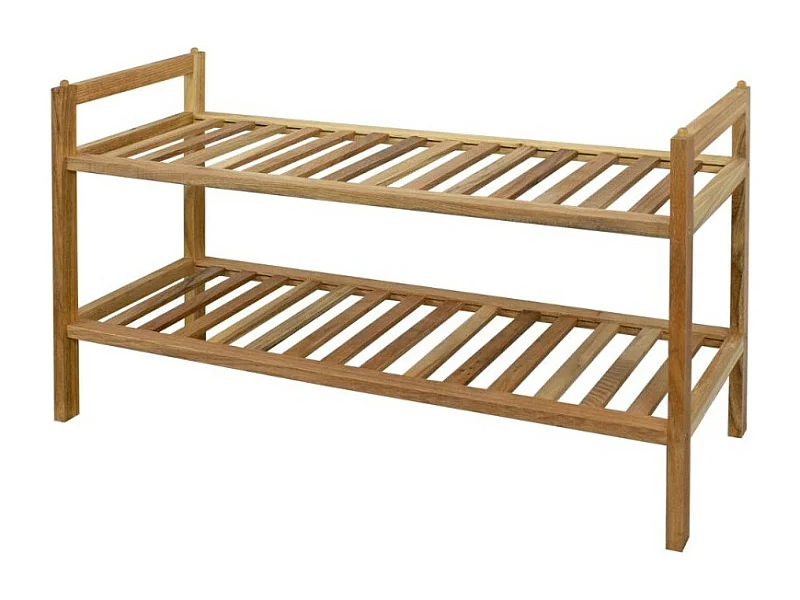 Etagère de salle de bain DEBLANCH empilable 70x27cm, bois