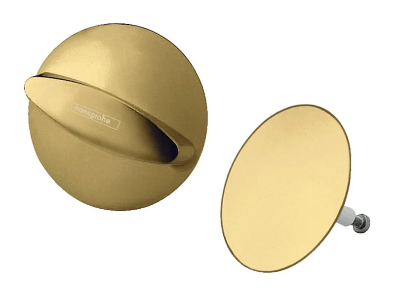 HANSGROHE Flexaplus juego de acabado para desagüe de bañera aspecto dorado pulido
