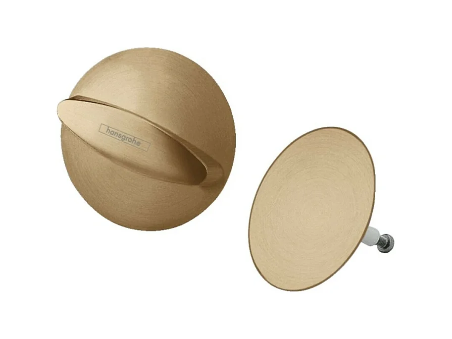 Set de finition vidage baignoire HANSGROHE Flexaplus bronze brossé