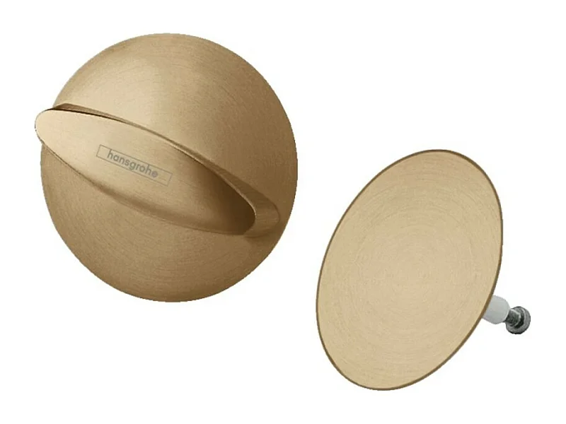 Set de finition vidage baignoire HANSGROHE Flexaplus bronze brossé