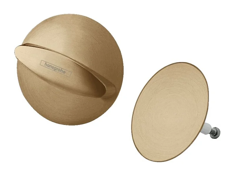 Set de finition vidage baignoire HANSGROHE Flexaplus bronze brossé