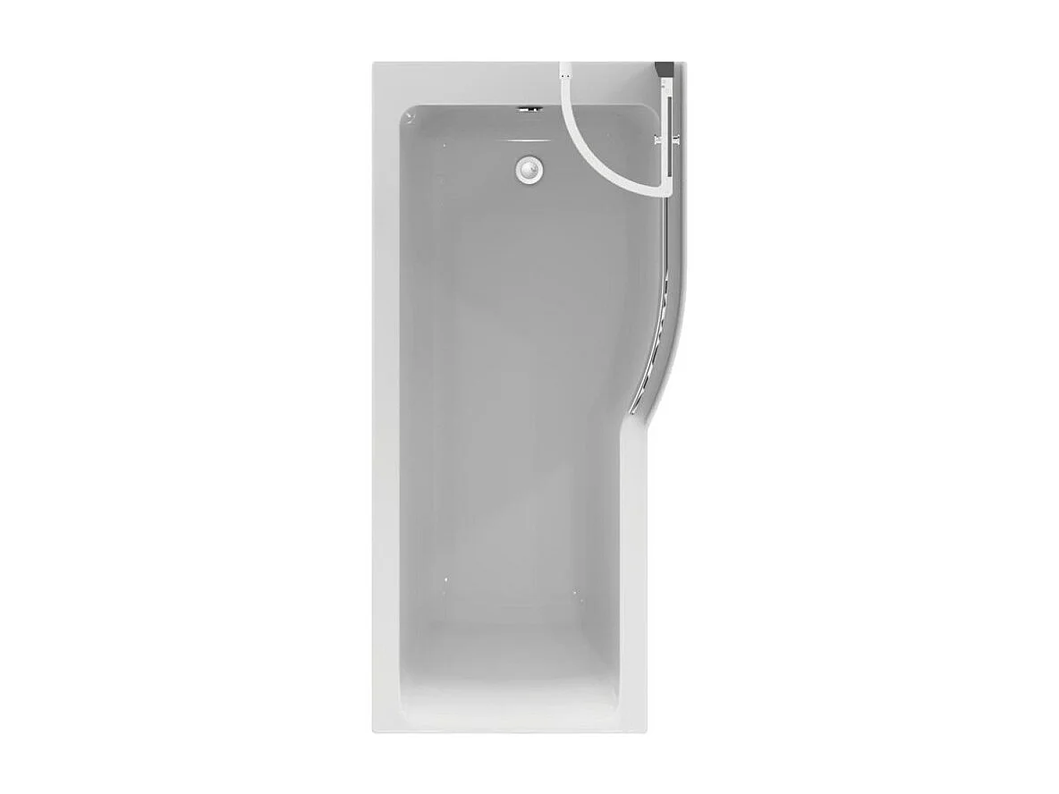 Ideal Standard Tablier baignoire frontal 1700 mm asymétrique Connect Air blanc