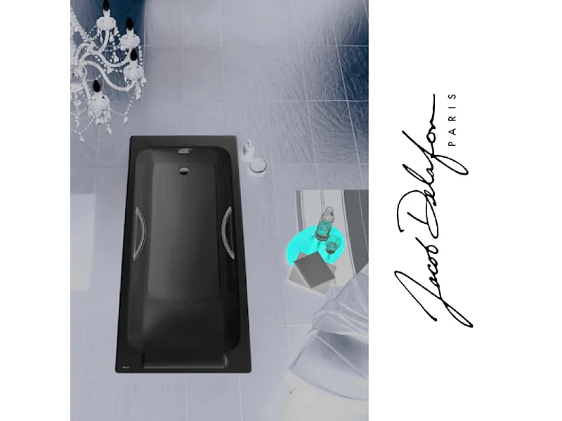 Vidage chromé pour baignoire Jacob delafon