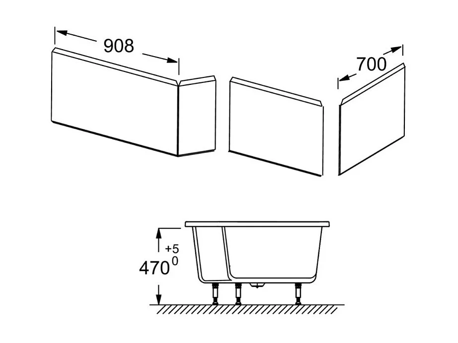 Tablier pour Baignoire JACOB DELAFON Neo