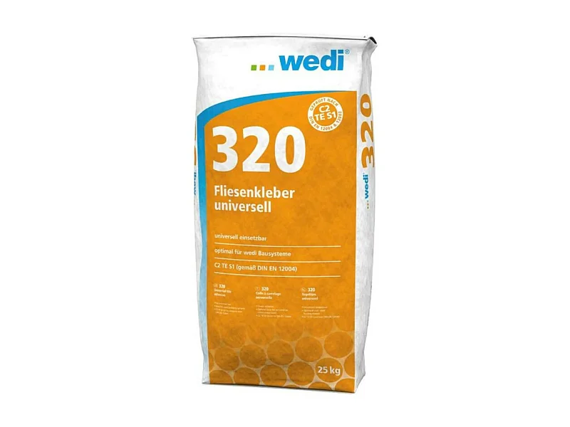 Colle à carrelage universelle WEDI 320, 25kg