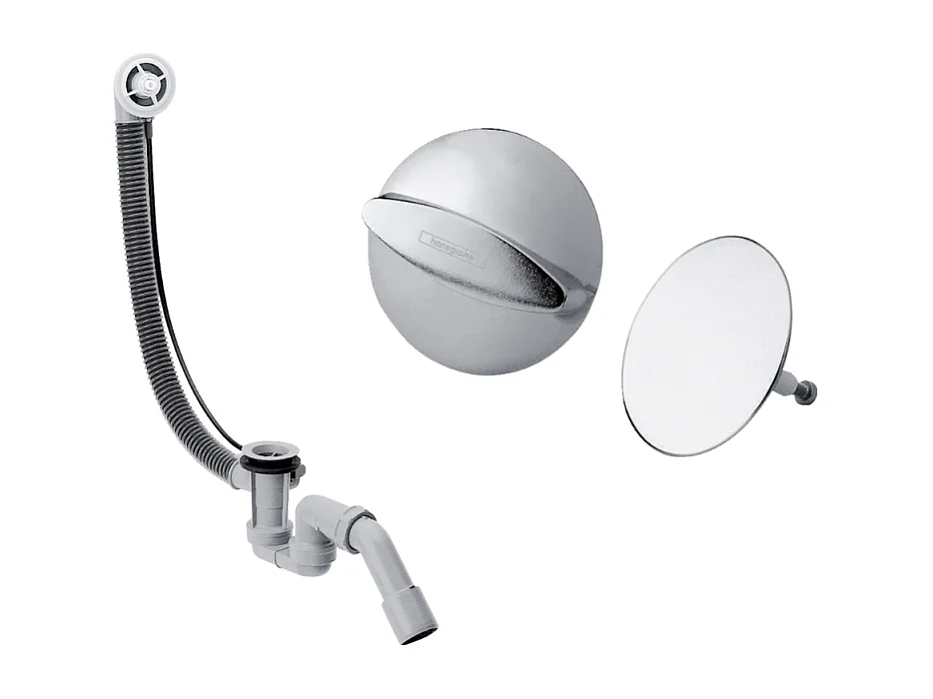 Corps encastré pour baignoire HANSGROHE standard + Set de finition Flexaplus, chrome
